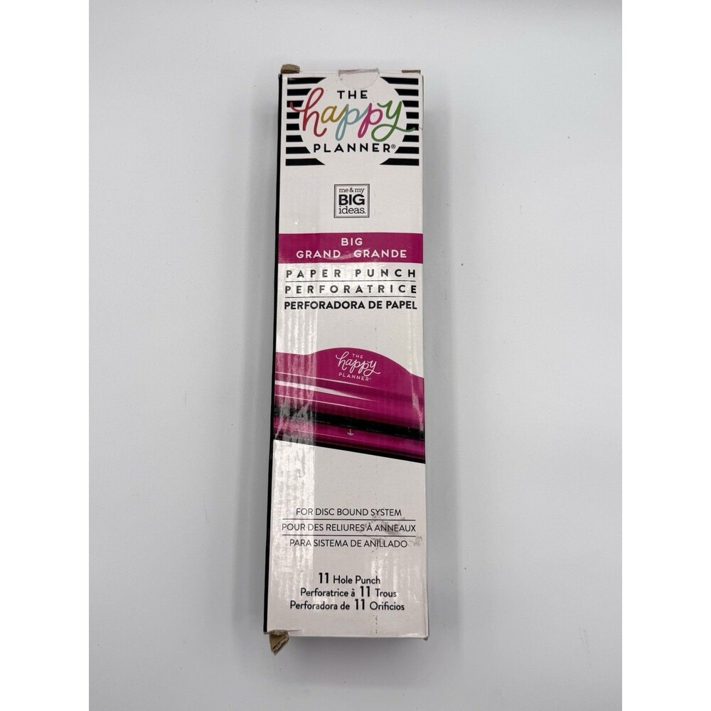 Happy Planner Big Grand Pink 11-Hole Punch Create 365 Me & My Big Ideas